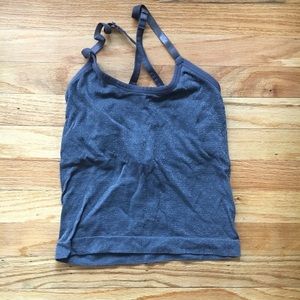 joy lab sparkle gray racerback tank S